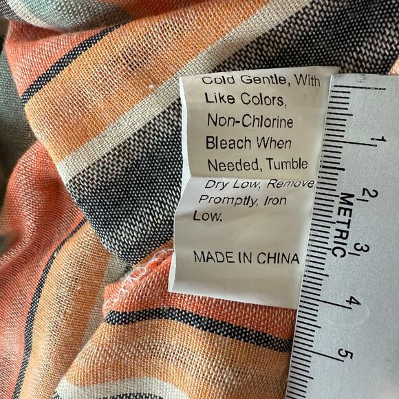 SHEIN Striped Sleeveless Button Front Shift Dress – Size US 6 (M) - Picture 7 of 9